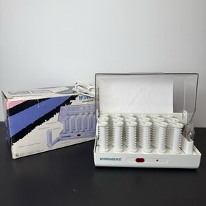 VTG Windmere Custom Curl‎ 18 Instant Hairsetter W/ Clips Hot Rollers NEW TESTED